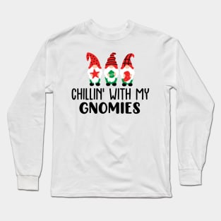 Cheeky Christmas Gnomes V Long Sleeve T-Shirt